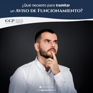 ¿Qué necesito para tramitar un aviso de funcionamiento?