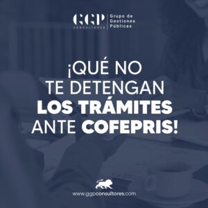 Trámites ante COFEPRIS